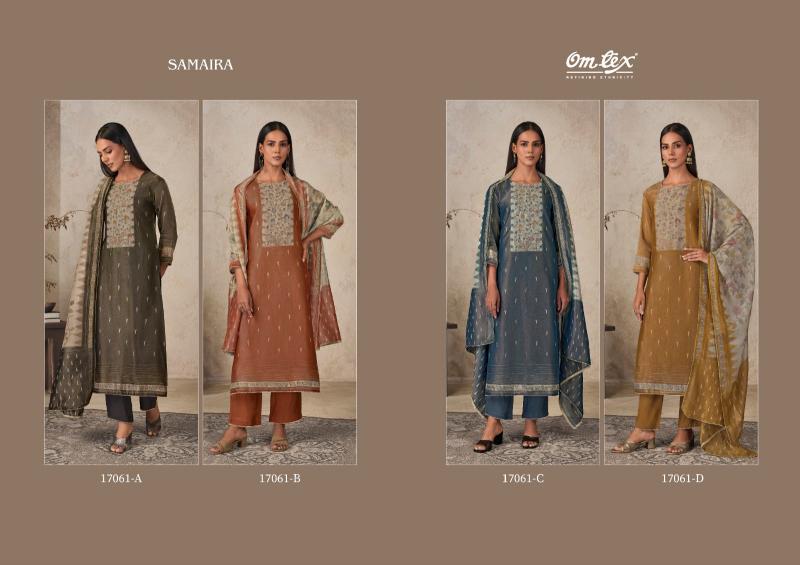 Omtex sameera application for aarvi dress material in wholesale